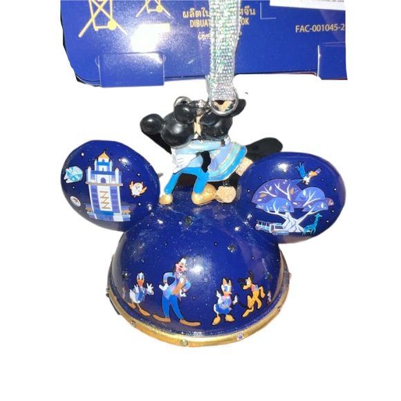 Walt Disney World 50th Anniversary 2021 Light-Up Mickey Minnie Ear Hat Ornament - Picture 8 of 8